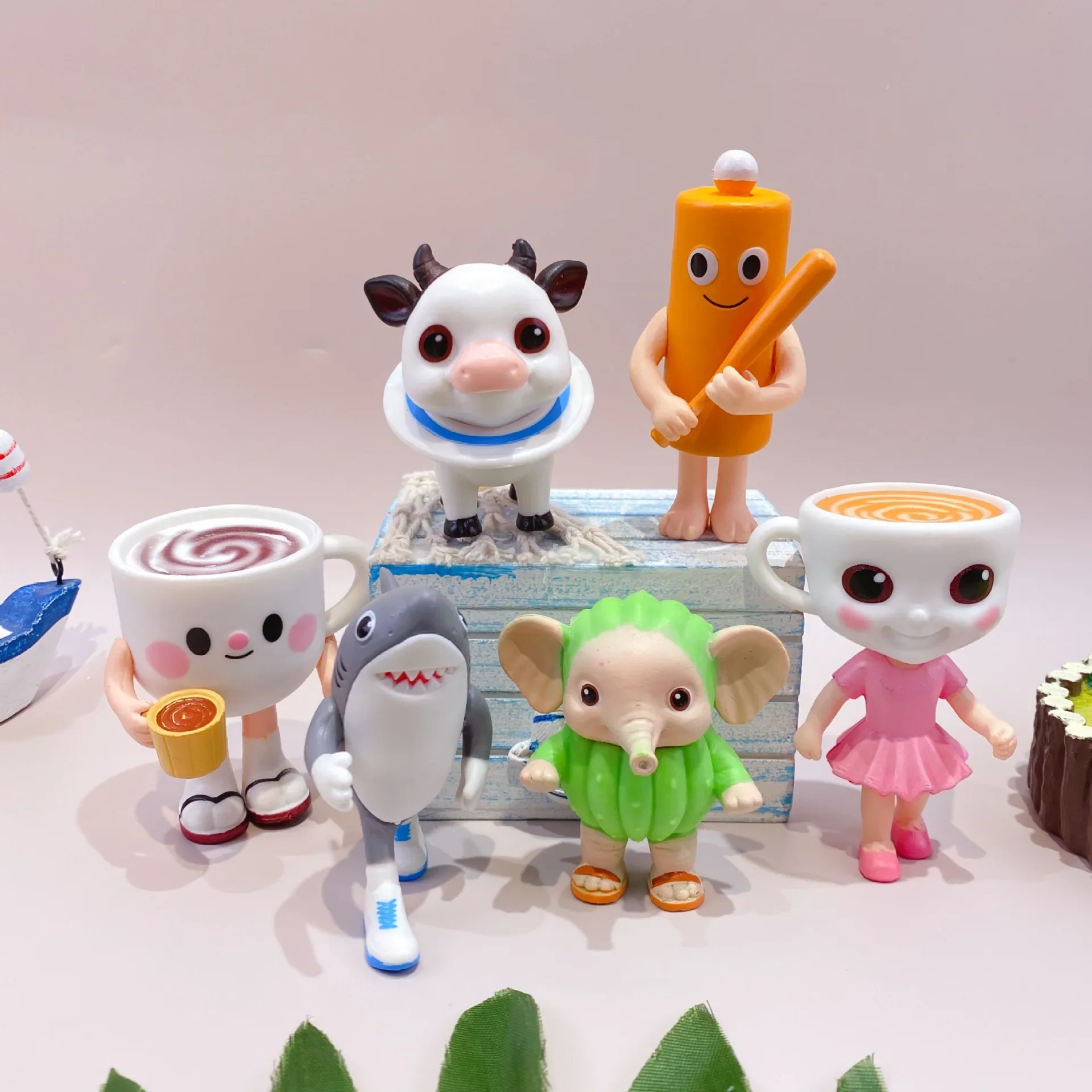 Nueva caja ciega italiana Brainrot Tung Tung Sahur modelo figura Tralalero Tralala Crocodilo Capuuccino muñeca chico juguete caja de regalo