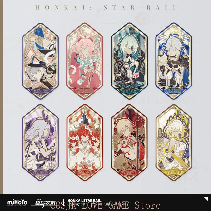 

Оригинальная жесть MiHoYo Game Honkai Star Rail, значок Castorice Anaxa Tribios, аниме, брошь, аксессуар для одежды, подарки для фанатов косплея