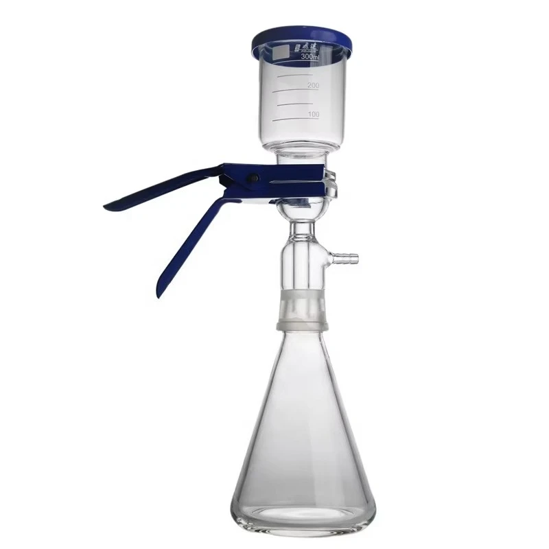 

Unit Glass Core Filter Laboratory Equipment 500ml Vacuum Filtration Equipment Filter Holder Laboratory Filtration Settings