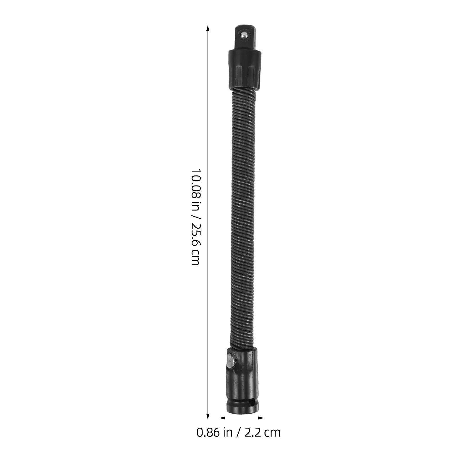 Flexible Socket Extension Core 250Mm Drive Extensions Spring Loaded Detent Balls Slip Resistant Automotive Repair Tool