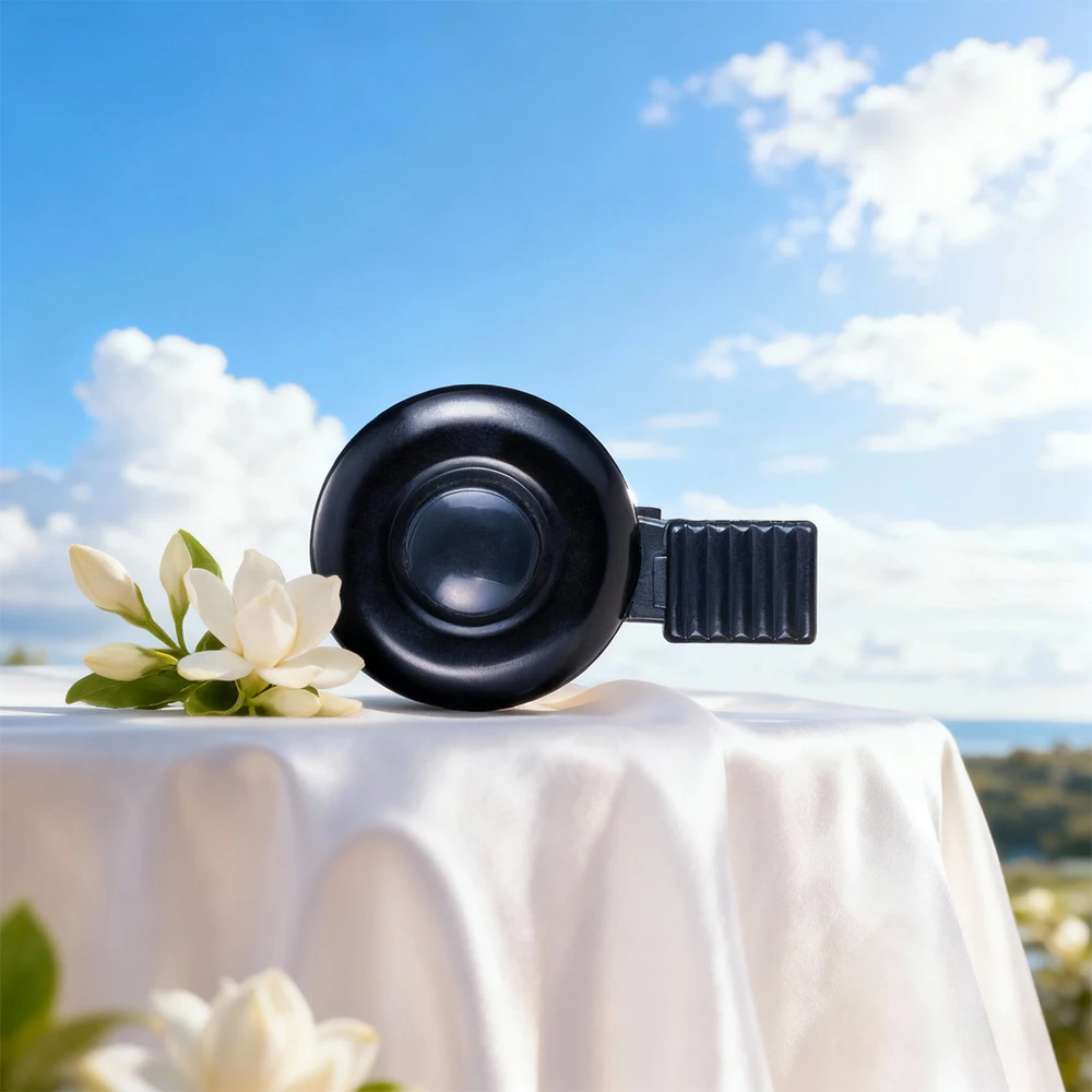 Funsea دراجة جرس الصلب للسلامة الدراجات المقود حلقة الدراجة الملحقات صغيرة الحجم قاعدة بلاستيكية منفذ إنذار الصوت العنصر