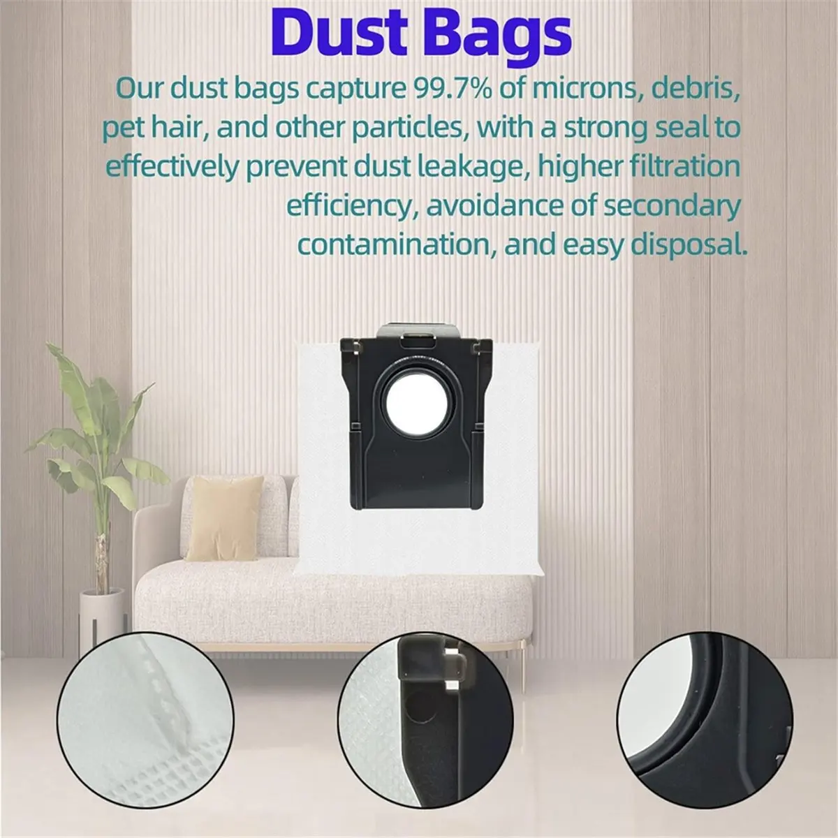

(A25M) For Dreame X30 Ultra/L10s Pro Heat Ultra Robot Vacuum Cleaner Main Side Brush Hepa Filters Mop Pad Dust Bags Accessories