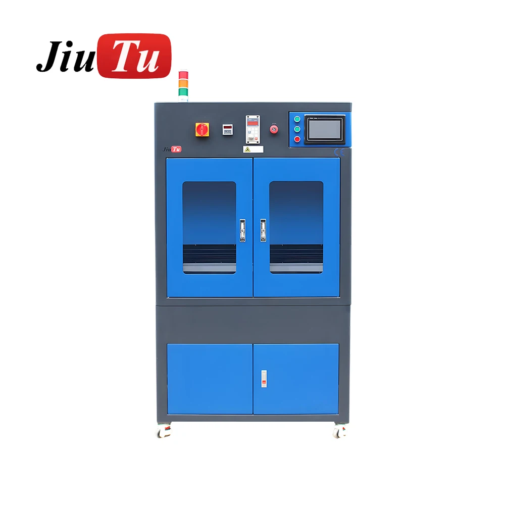 Jiutu New Arrival 26 Slots Phone Front Back Glass Scratches Sweeper Machine For iPhone 12 and New Models