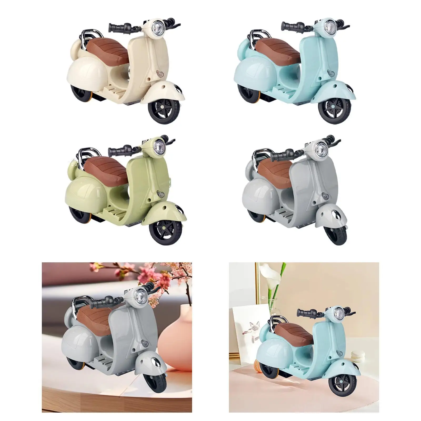 Accessoire de poupée, jouet de jeu, figurine de dessin animé, fournitures pour animaux de compagnie, jouet de Scooter pour maison de poupée