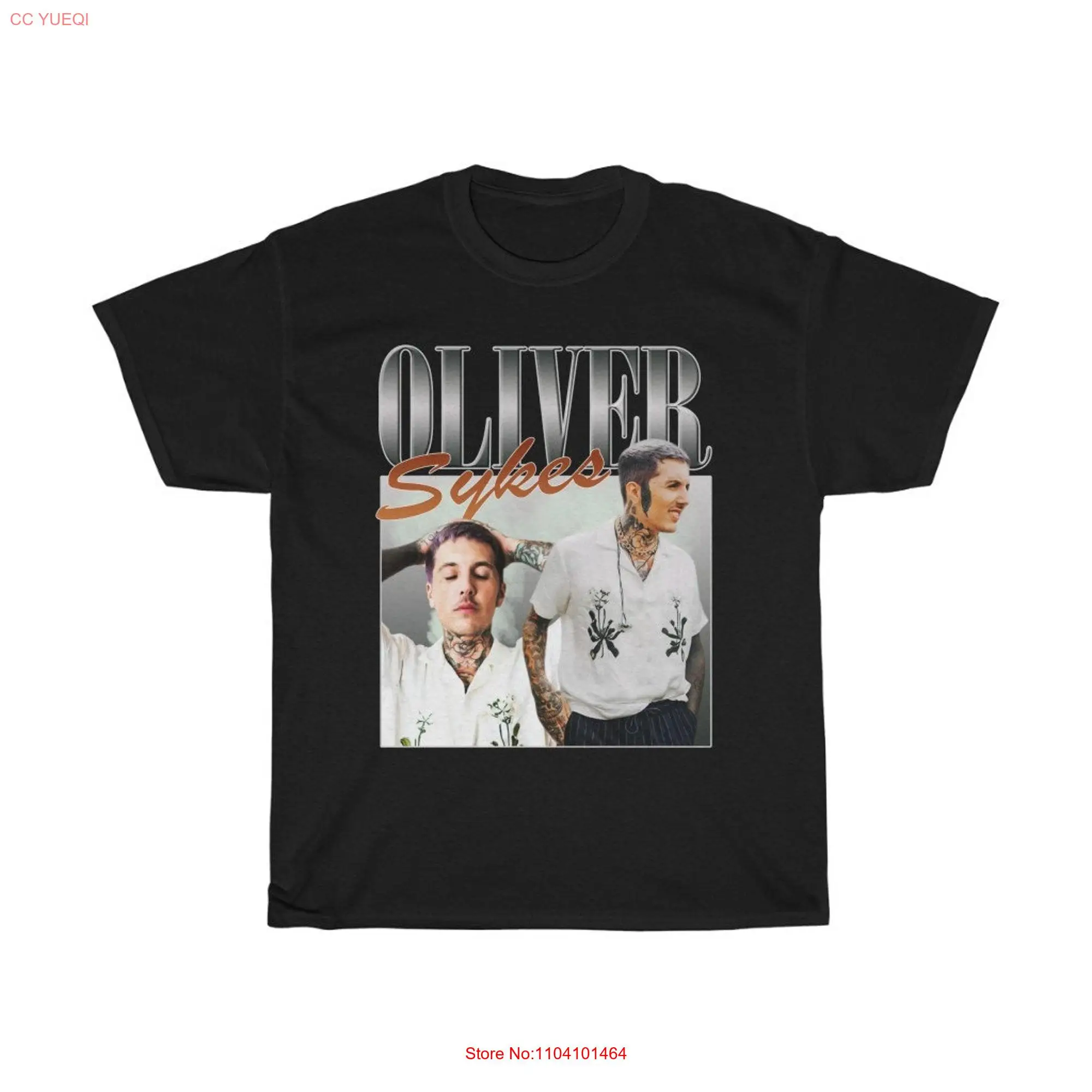 Oliver Sykes T shirt Hiphop Rap Vintage Best Seller long or short sleeves