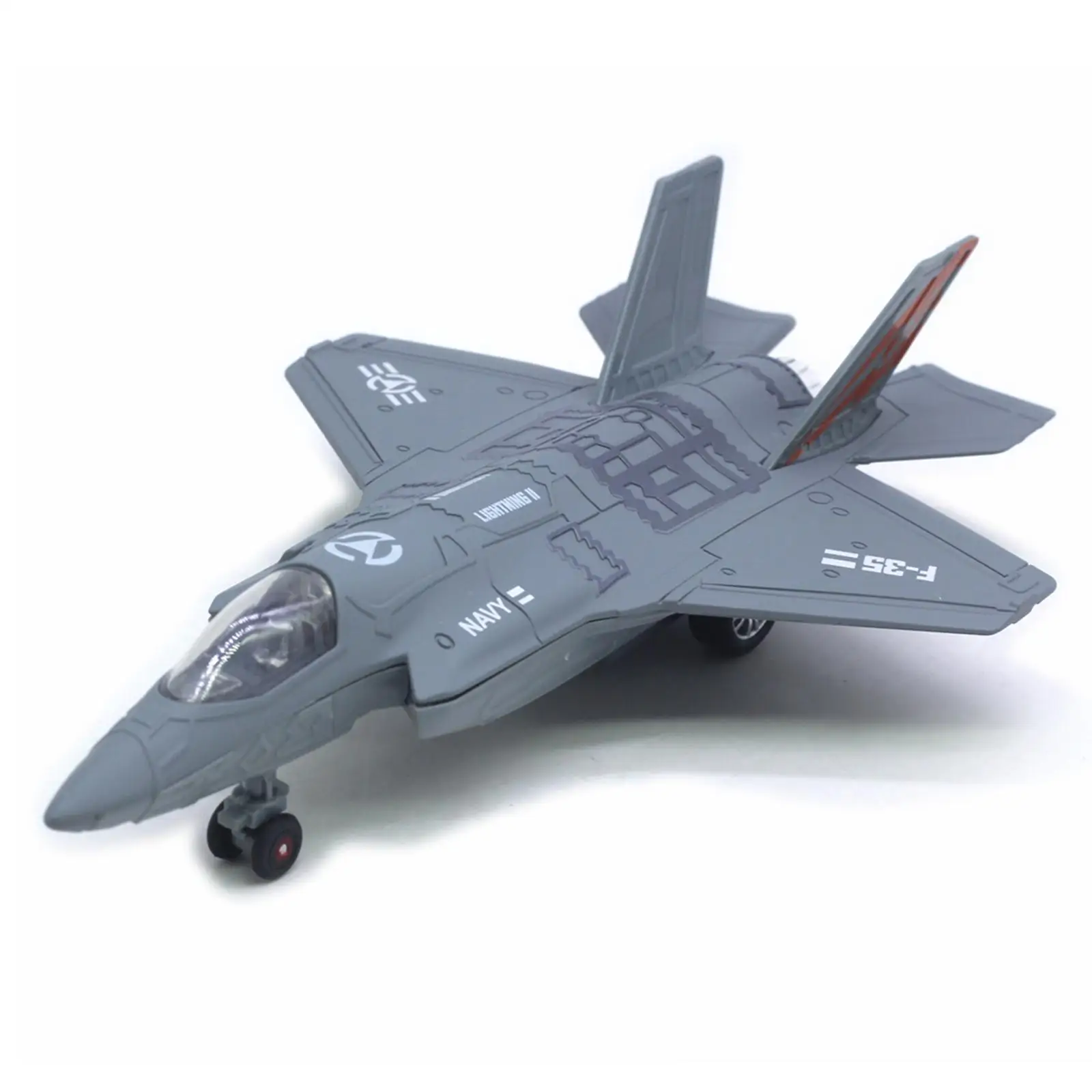 3 Pieces Diecast Pull Back Airplane American Display