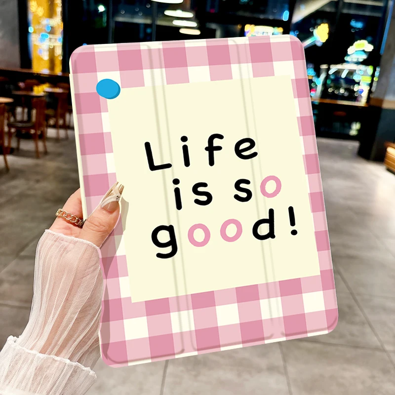 

Жизнь такая хороший чехол для планшета для iPad pro 10/11 дюймов 2020/6/7/8/Air 3-й/Air 4-го/9 поколения/Air 5-го поколения 2022/Air 11