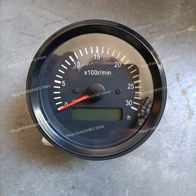 Construction Vehicle Engine 8-speed Chronometer Digital Display 52mm Connected To Generator Speed Sensor