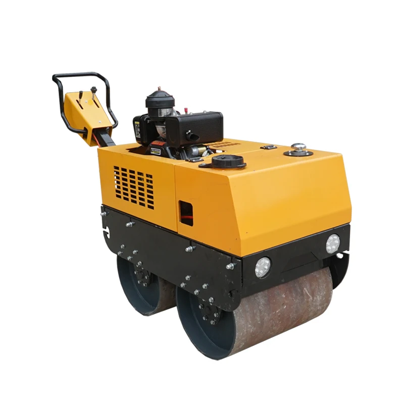 China Hand Small Road Roller Machine Mini Vibratory Road Pavement Roller Machine Compactor Road Roller Manufacturer in China
