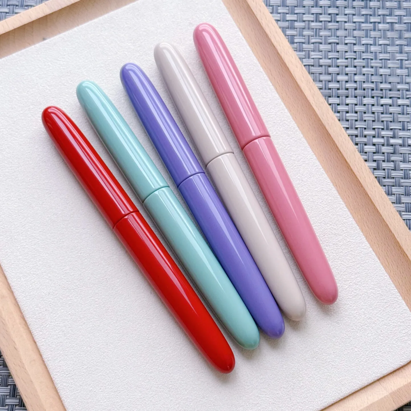 Pure Color Ebonite Hard Rubber Cumberland Fountain Pen No6 Bock F M Nib Business Collection Writing Pen Office Supplies