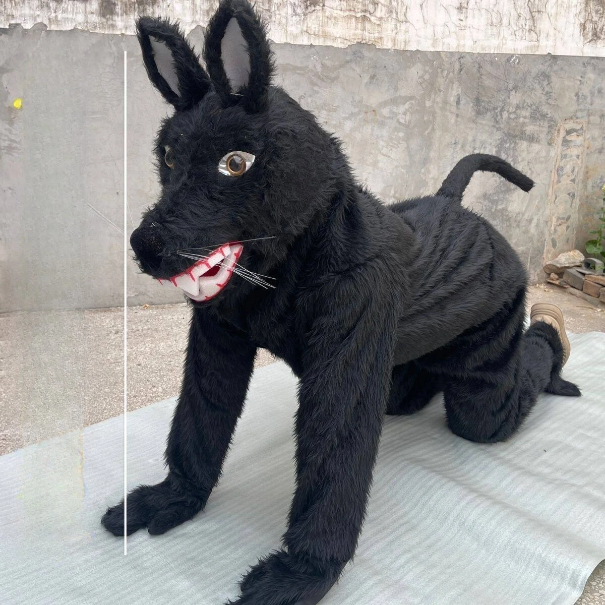 

Cartoon Doll Costume Cartoon Walking Animal Zodiac Dog Costume Festival Party Stage Performance Dress Up Props for Adults Kids