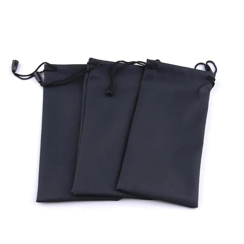 5pcs Soft Cloth Waterproof Sunglasses Bag Microfiber Dust Storage Pouch Glasses Carry Bag Portable Eyewear Case Container Cover