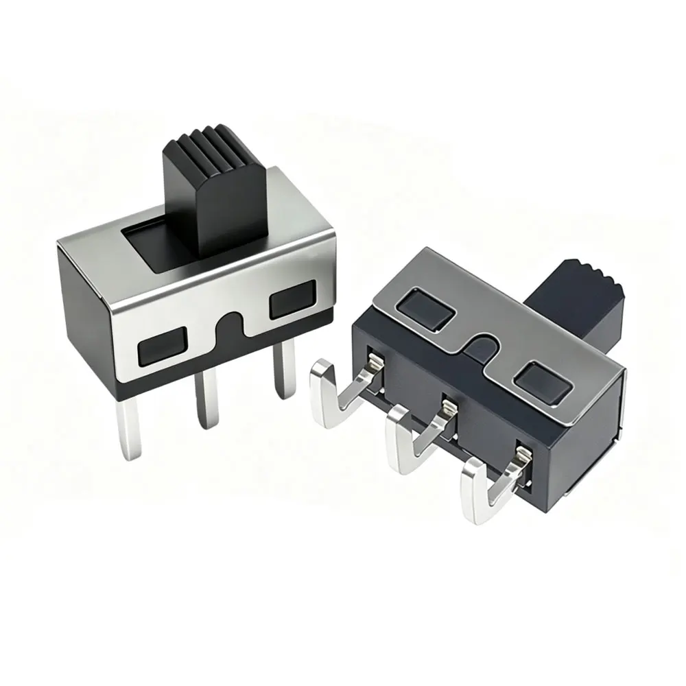 10pcs SS12D10 SS12D11 SS12D06 Toggle Switch 3Pins Straight Feet Handle High 5mm Spacing Of 4.7mm 3A 250V Power Switches