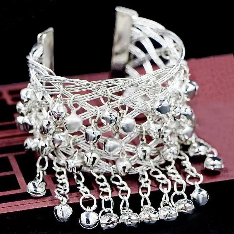 pulseira-Etnica-prateada-anel-de-mao-aberto-acessorios-para-performance-de-danca-joias-de-grupos-minoritarios-acessorio-d