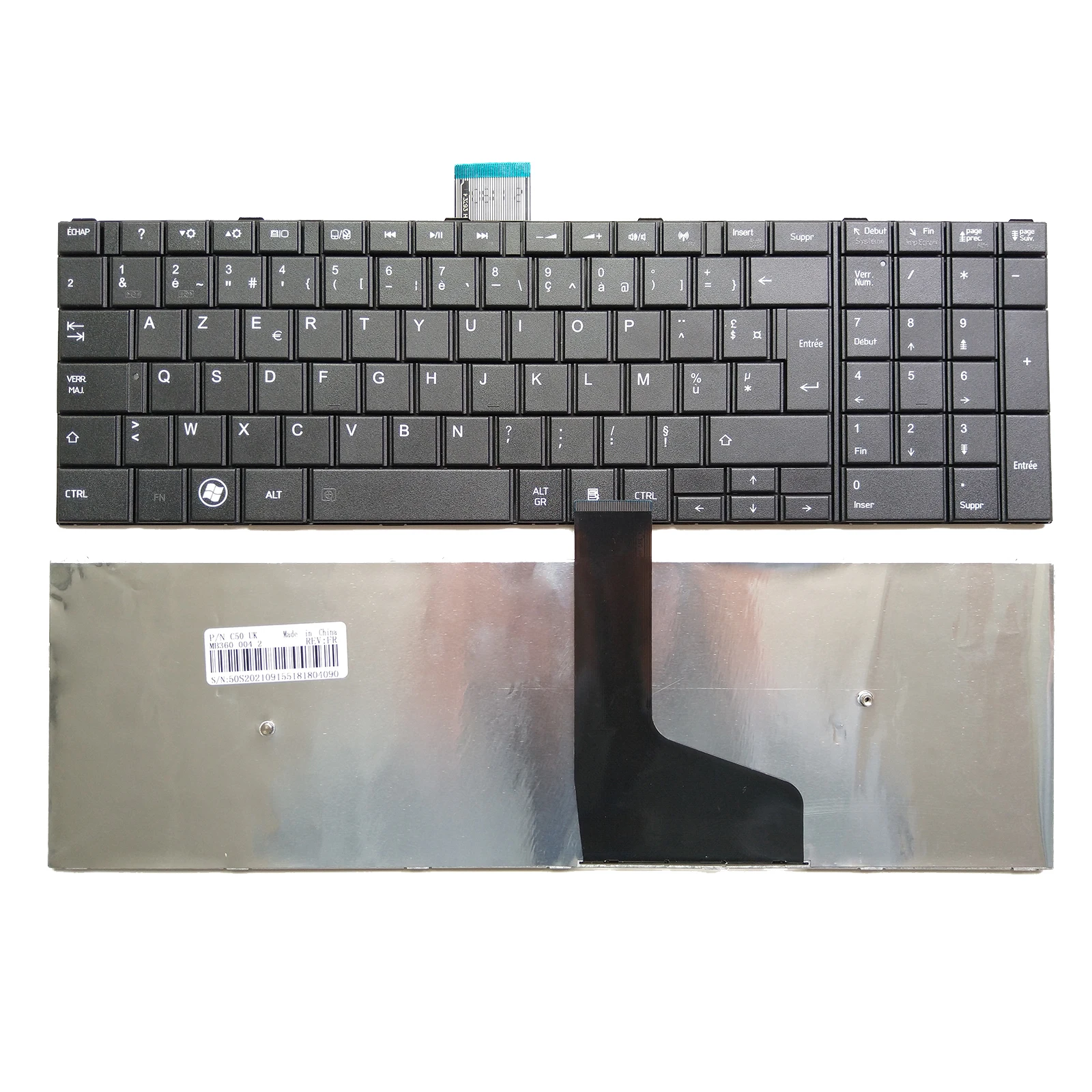 

Французская клавиатура для ноутбука Azerty для Toshiba Satellite C50 C50-A C50D-A C55D C50DT-A 50S202109155181804089 Teclado FR