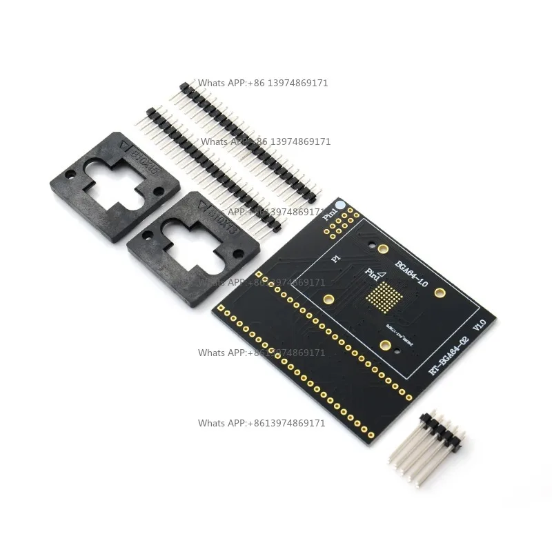 BGA64 EMMC Adapter for RT809H Programmer Universal RT-BGA64-1 1.0mm RT-BGA64-02 Socket Test Chips