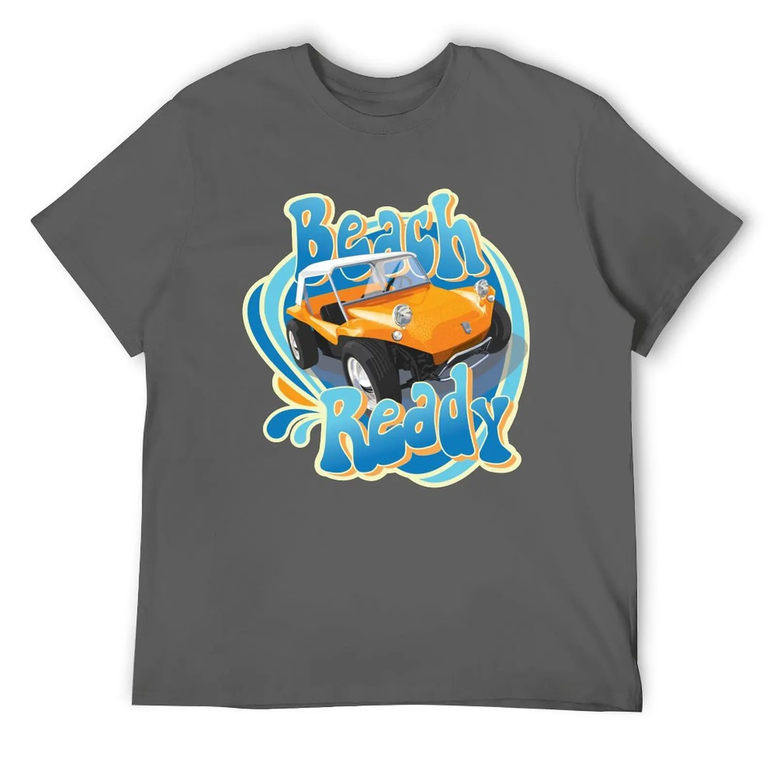 

Beach ready buggy in orange T-Shirt quick drying funny meme t-shirts anime plus size clothes men clothes