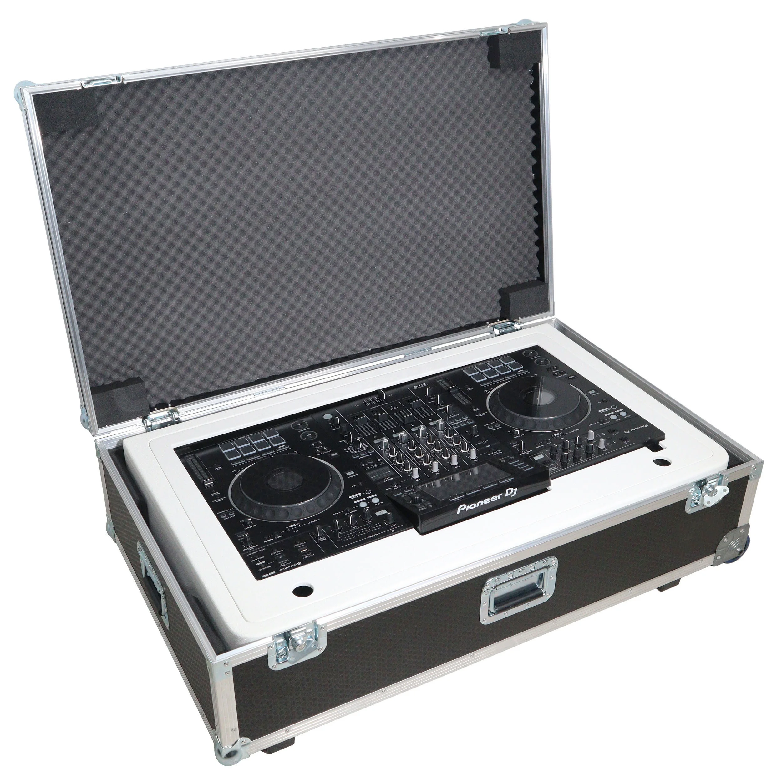 Дорожная подставка для подиума с черной отделкой Control Tower для Pioneer DDJ-REV7 XDJ-XZ DDJ-1000 RANE One с кейсом для полета
