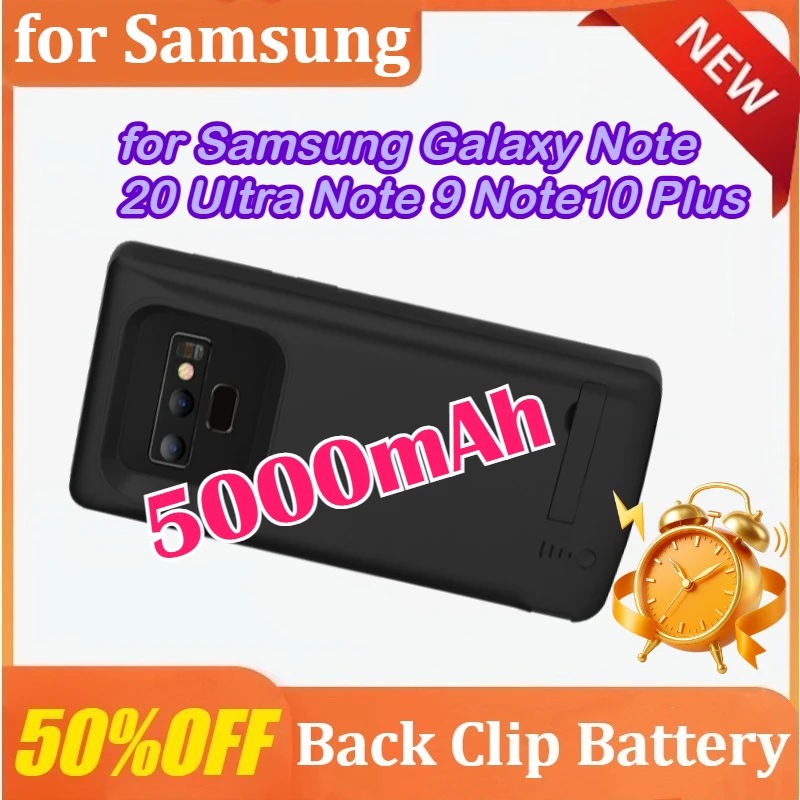 

5000mAh Portable Battery Charger Case for Samsung Galaxy Note 20 Ultra External Power Bank for Galaxy Note 9 Note10 Plus