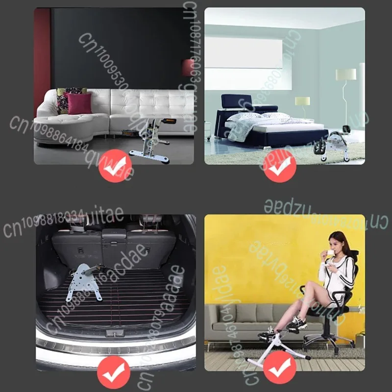 Portable Pedal Generator Rehabilitation Training Device Spinning Bike Dual USB Output DIY Fitness Geared Foot-Operated Generator