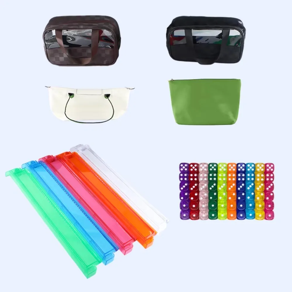 

Super Large 38mm Full Size Melamine American Mahjong Set with Soft Carry Bag for Family Games