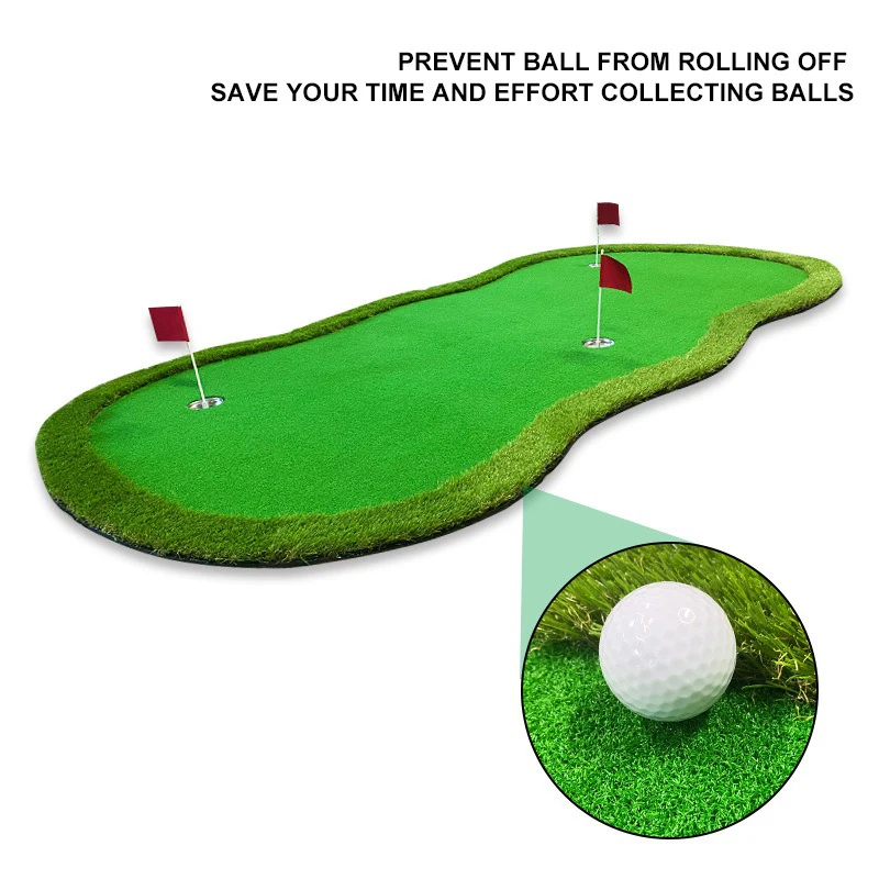 Cobertor de prática de colocação portátil de golfe verde artificial