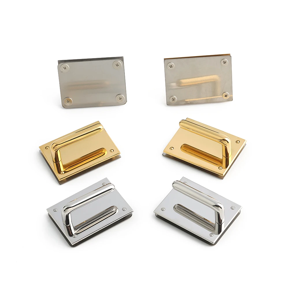 1/3Sets 100% Stainless Steel New Bag Locks Swivel Clasp with Key For Women Handbag Purse Tote Turn Lock Set Accessories High-end