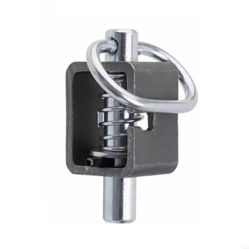 

J2HA Stainless Steel Spring Door Latches Set of 2 Welded for Trailers Trucks
