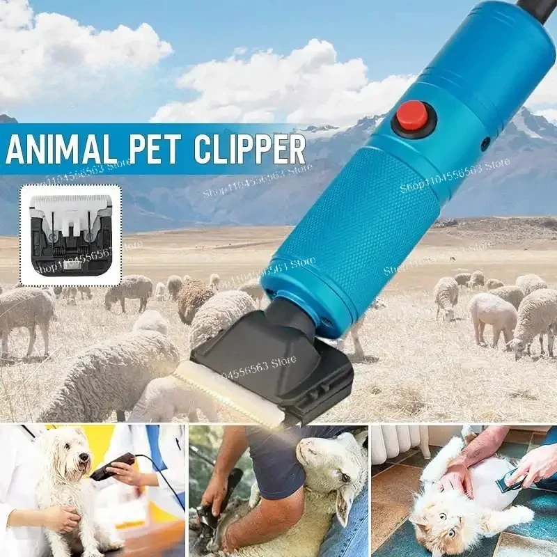 280W Electric Sheep & Pet Hair Clipper Shearing Kit - Professional Tool for Wool & Goat Hair Cutting