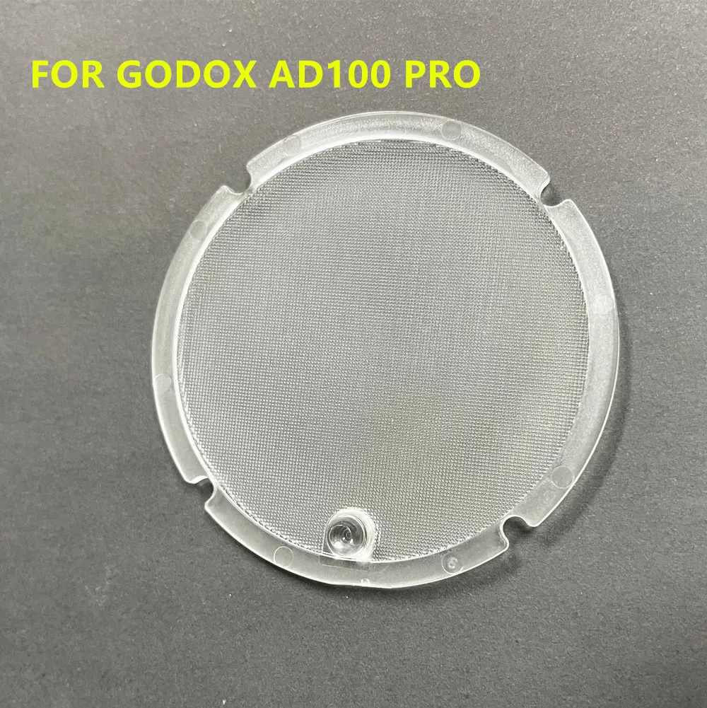 NEW For Godox NEW AD100Pro AD100 Pro Front Head Glass Fresnel Panel Acrylic Diffuser Plate Flash Round Cover Unit