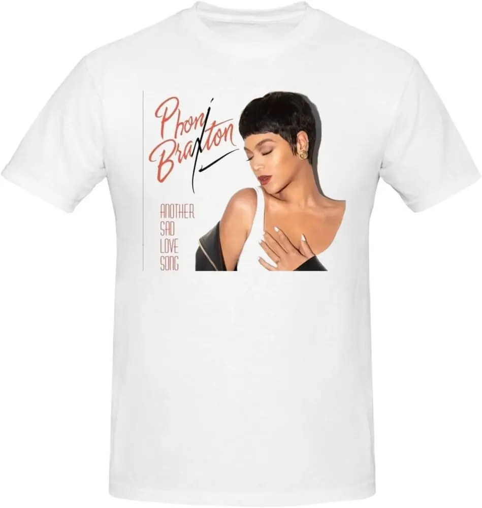 Toni Music Braxton Short Sleeve T-Shirt Classic Crew Neck Casual