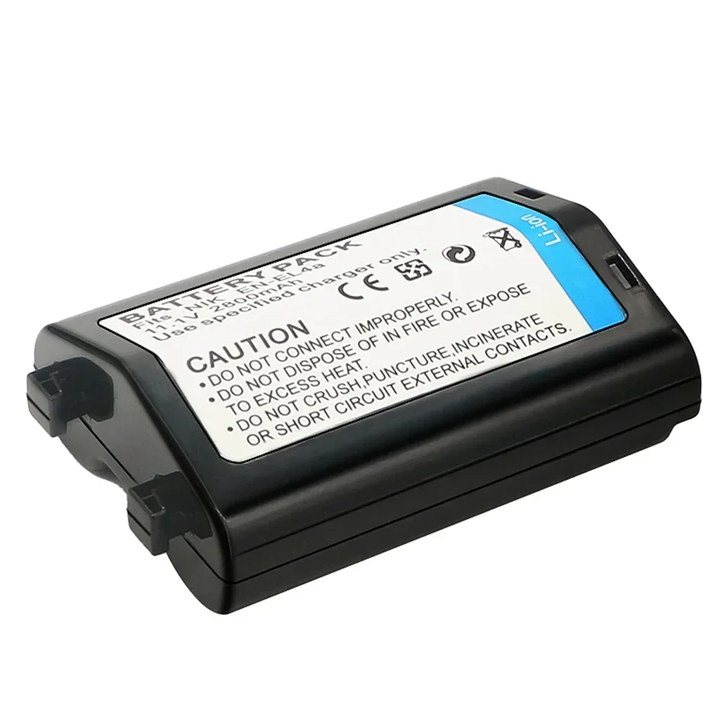 2800mAh EN-EL4 EN-EL4A ENEL4 ENEL4A Battery  EN EL4A EN EL4 for Nikon D2H D2Hs D2X D2Xs D3 D3S F6 MH-21 Camera Battery 1PCS