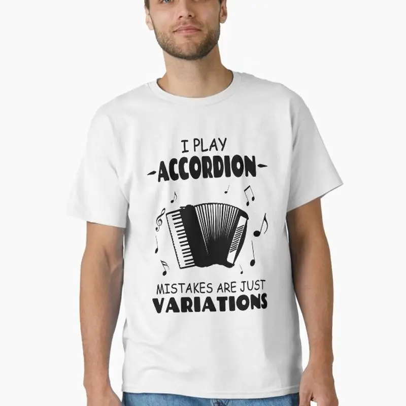 I Play Accordion Mistakes Are Just Variations Classic T-Shirt