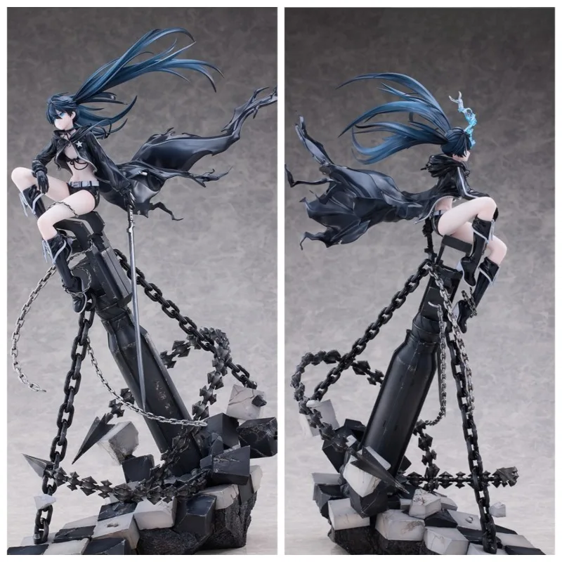 In stock Genuine BLACKROCK SHOOTER PILOT Edition Ver.42cm PVC Action Anime Figure Model Toys Figure Collection Doll Gift