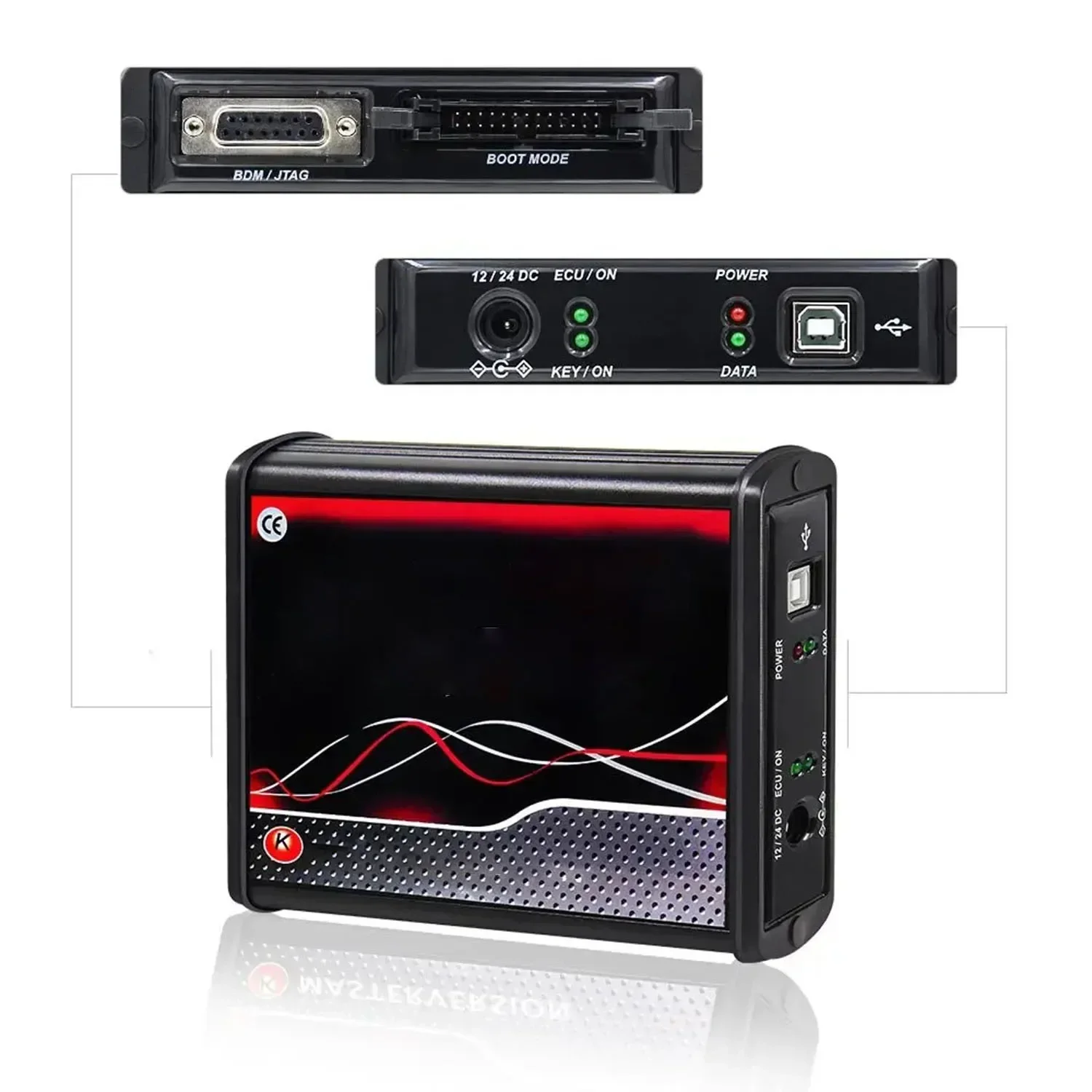 Online EU Red Kess V2 V5.017 Online 2.80 KTAG 7.020 2.25 OBD 2 Car Trucks ECU Chip Tuning Kit Unlimited Repair Kit with Toolbox