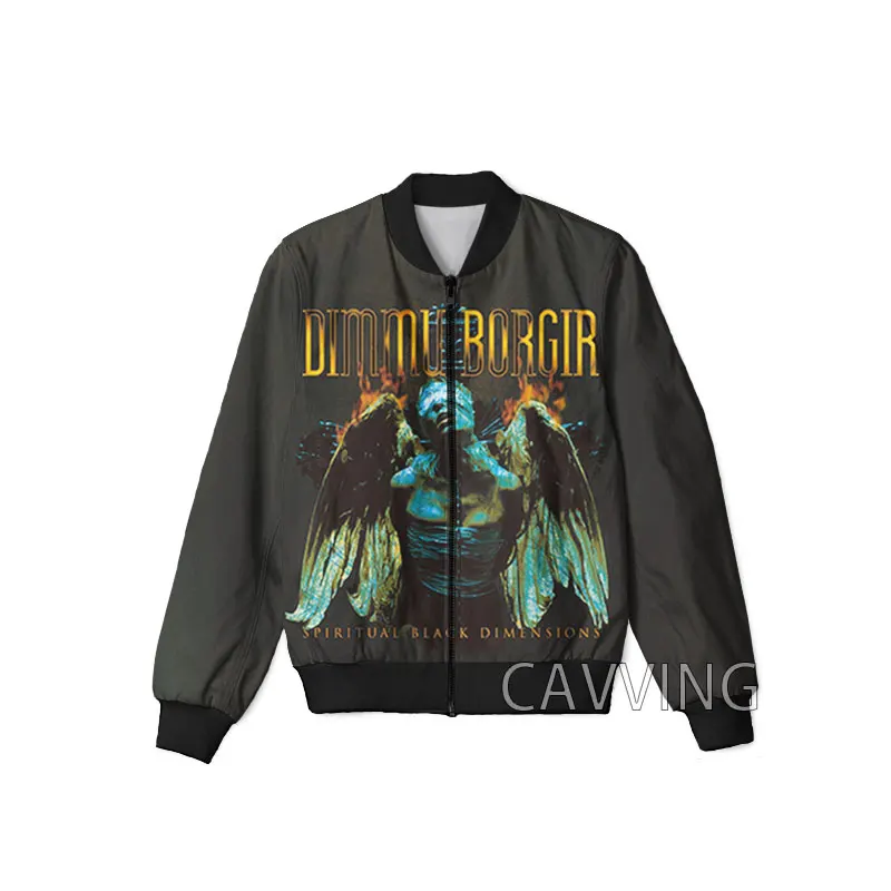 CAVVING 3D Printed  DIMMU BORGIR  Zipper Bomber Jackets Men Overcoat Mens Coat Zip Up Jackets for Women/Men  Z02