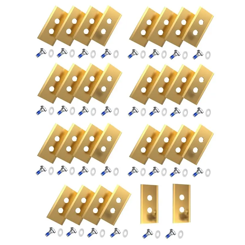 B97A-Replacement Blades Set 30 Pcs 0.6Mm Thickness For Robotic Lawnmowers For Mammotion Luba& Yuka Series