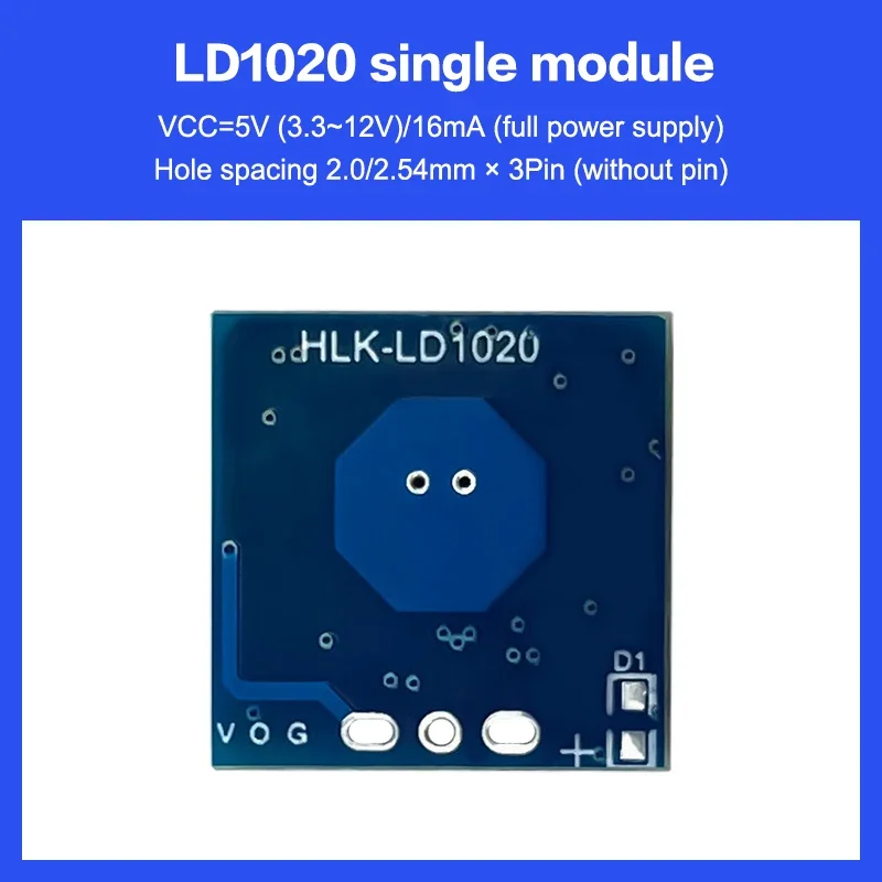 1/3/5Pcs LD1020 10G Microwave Induction Radar Module Intelligent Human Perception Sensor Induction Switch Sensor Module