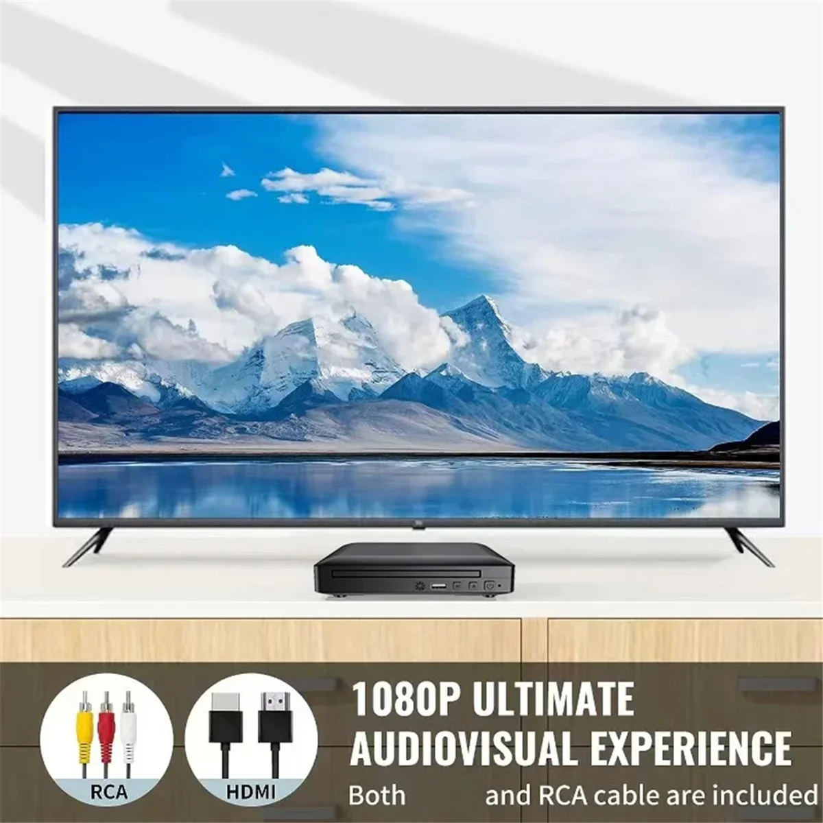 

Новый портативный DVD-плеер, внешний USB и HDMI-совместимый порт, поддержка CD, VCD, DVD-диска, используемый в домашних условиях, путешествиях, автодома, вилка европейского стандарта