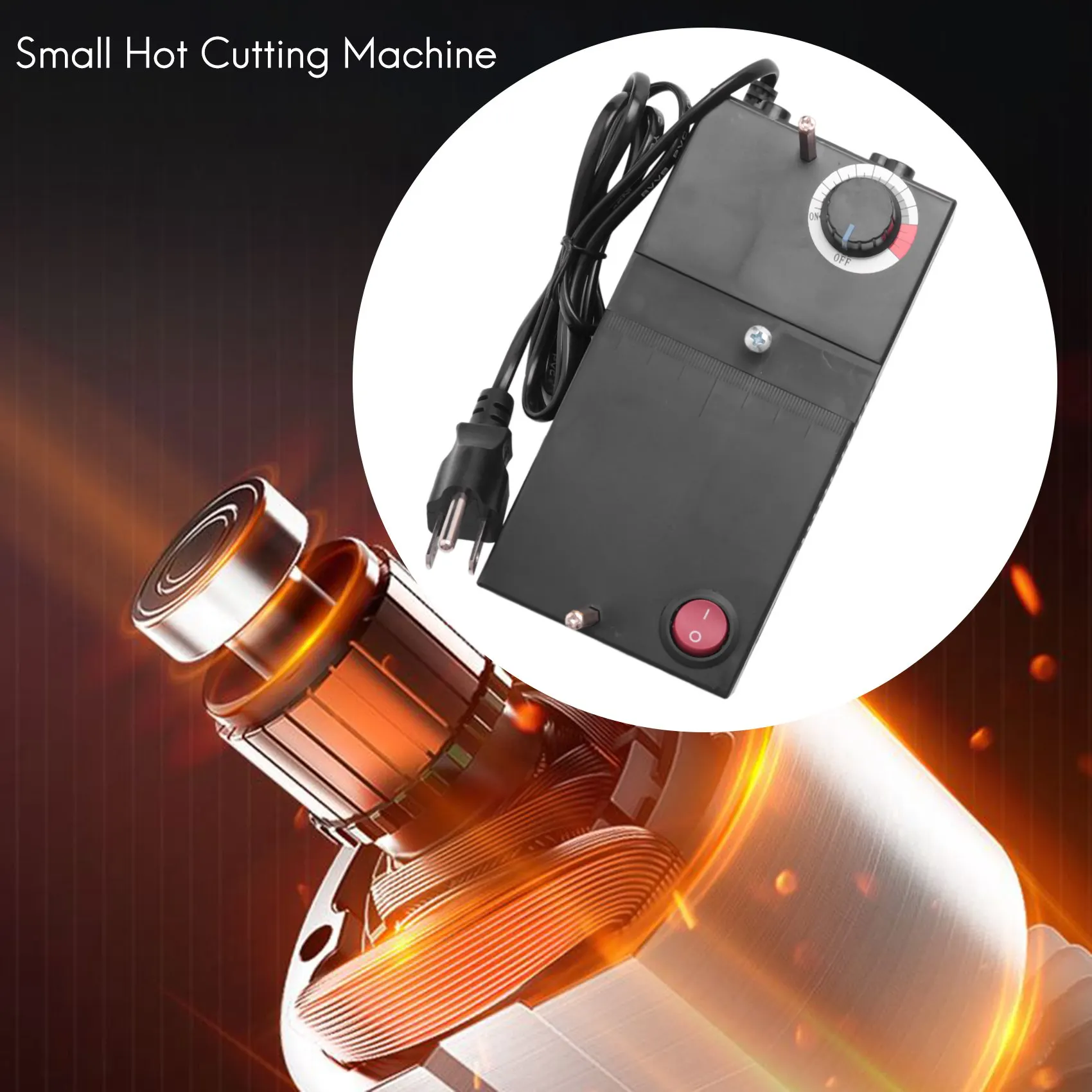 

A63K-Small Hot Cutting Machine Ribbon Manual Hot Cutting Machine Cutting Hot Rope Electric Thermal Cutter