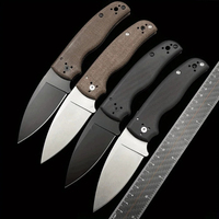 1PC C229 Shaman Ball Bearing Folding Knife Outdoor Camping Tactical Multifunctional Knife Hunting Jackknife G10/ Linen Handle