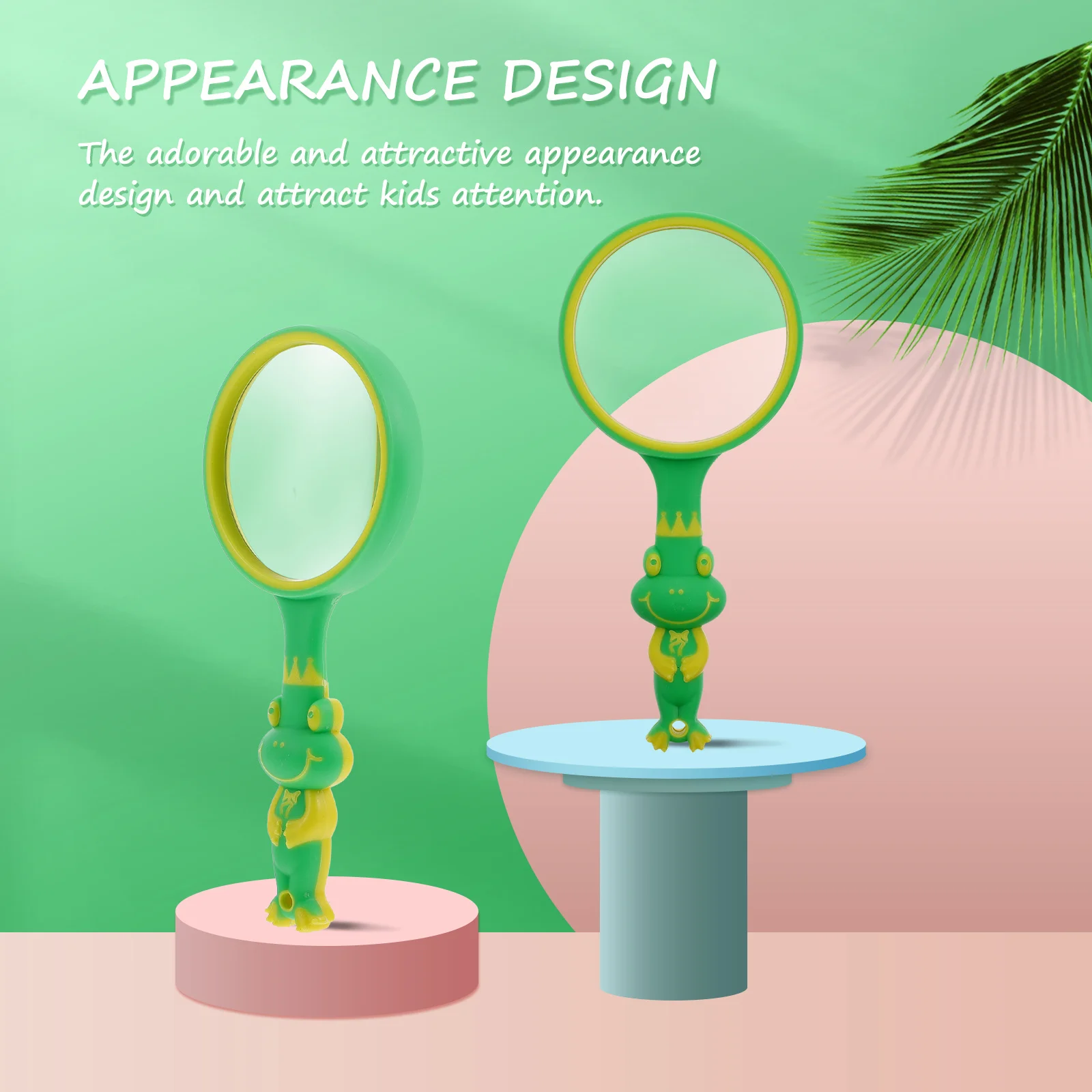 

Kids Magnifying Glass Mini Portable Handheld Magnifier for Observation Learning Scientific Exploration Outdoors