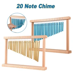 20 Note Chime with Mallet for Ornament Classroom Office Decoration Professional Stage Wind Chimes Musical Percussion Instruments