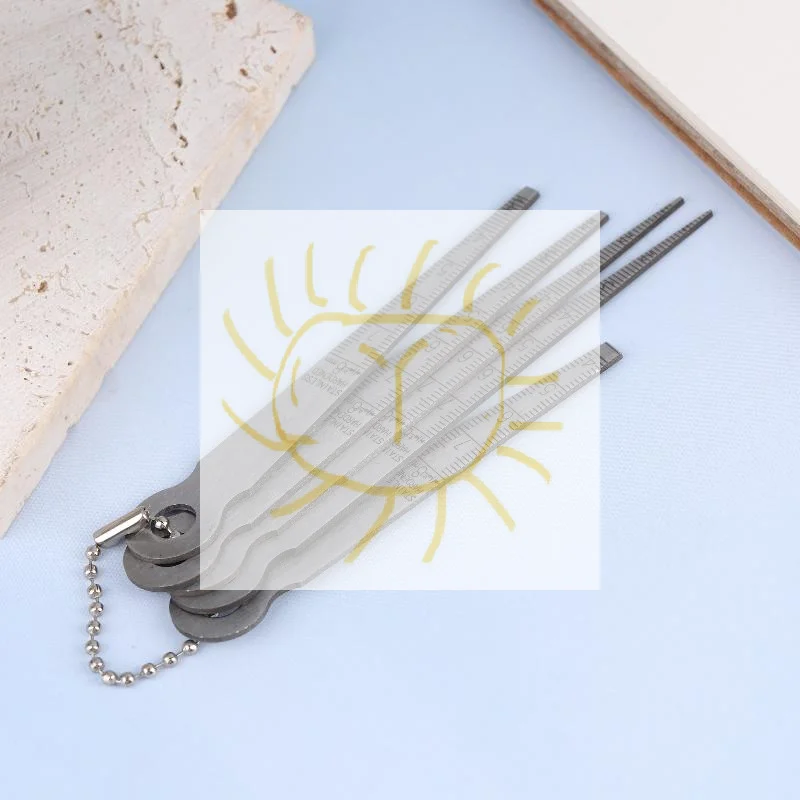 5 шт./компл., измерительный инструмент, щуп, конусный калибр, сварочный конус из нержавеющей стали, щуп, линейки, инструмент для проверки отверстий 1-8 мм