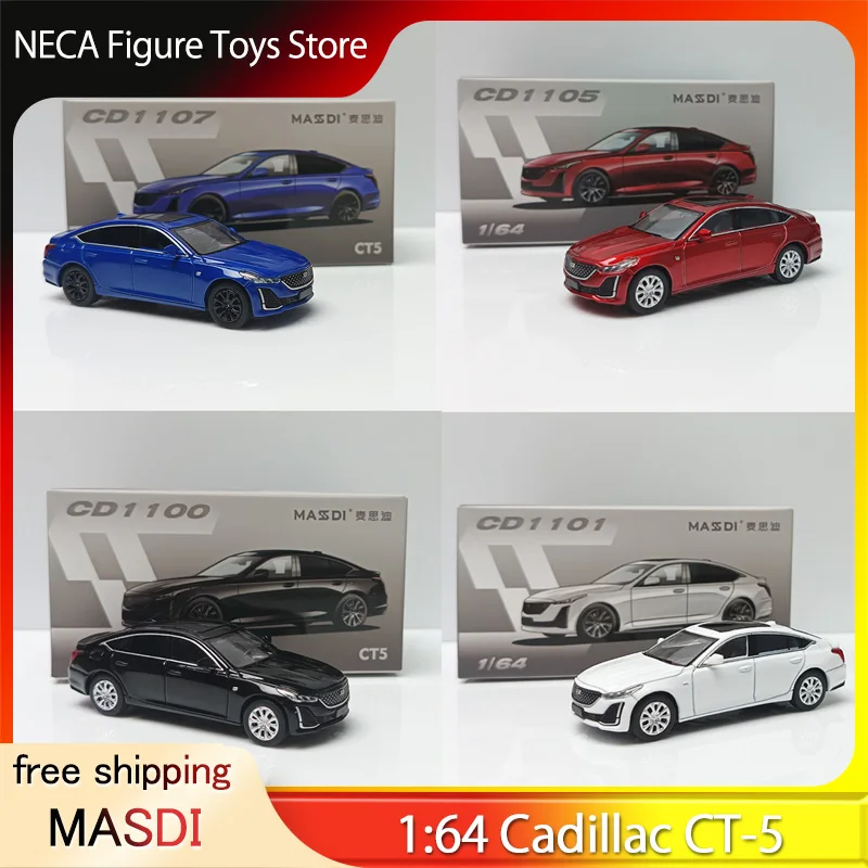 

Masdi 1:64 Cadillac CT-5 Alloy Model Simulation Diecast Car, Premium Collectible Gift Boxed Display Ornament for Car Enthusiasts