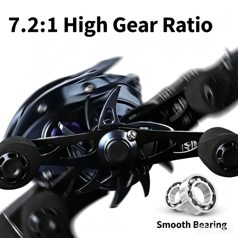 Neue Abu Garcia Angelrollen Maximale Bremskraft 18kg Ultraleichte Castingrolle Angelrolle für Barsch- und Hechtangeln – Detail 2