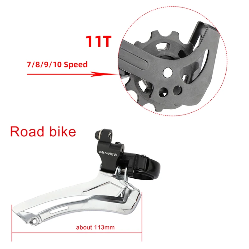 MicroNEW Road Bike 2x10 Speed Bicycle Shifter Lever Rear Derailleur Groupset Cassette 11-25/28T Flywheel Chain For Shimano Parts