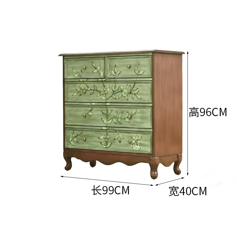 

Chest of drawers American solid wood, furniture black walnut