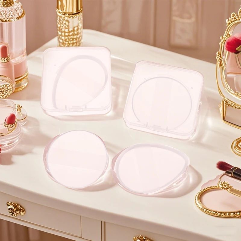 1 szt. Silikonowa Gąbka do Pudru w Żelu do Makijażu Twarz Korektor Akcesoria do Pudru Transparentna do Podkładu BB Krem Bez Pudru