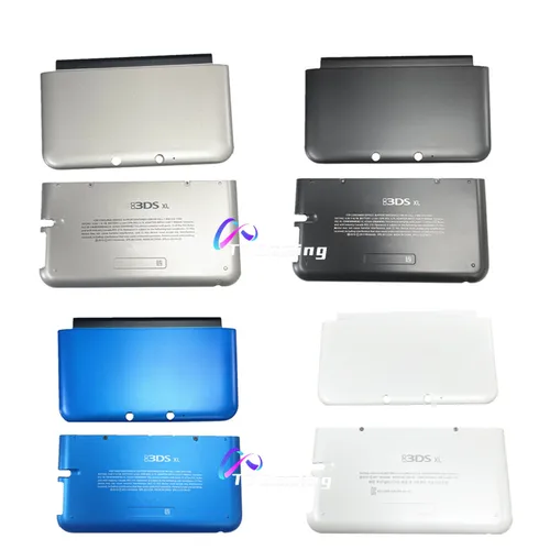 Placa de cubierta superior inferior A & E para carcasa 3DSLL 3DSXL, carcasa frontal trasera de repuesto para consola antigua grande 3DS XL 3DS LL